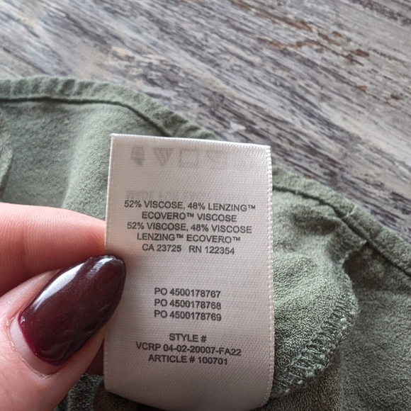 Aritzia Wilfred Tulum Blouse Sage Women's Small - Picture 7 of 9